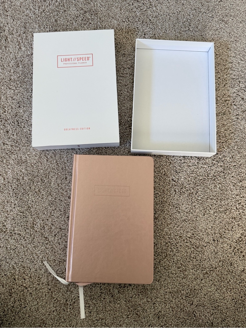 Rose Gold Professional Planner - Home Office Organizer